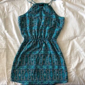Blue print dress!